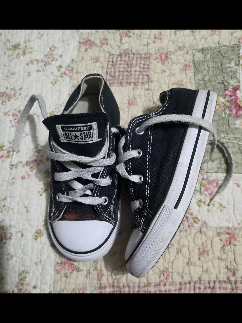 Converse Kids' All Star Low Top Sneakers in Black